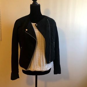 H&M Cropped Moto Jacket